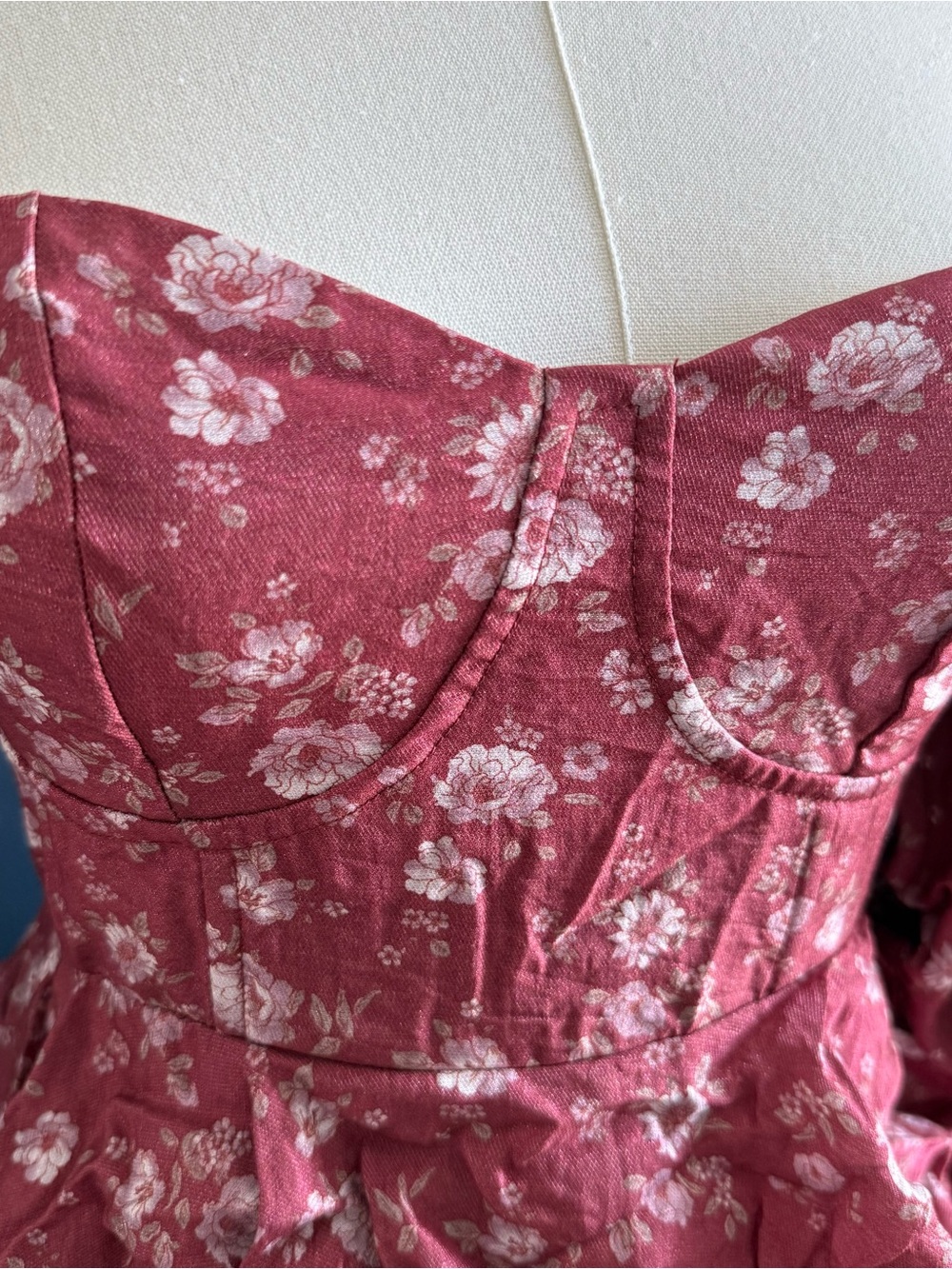 NWOT Altar'd State Brynn Floral Tiered Dress - Size Small - Picture 6 of 6